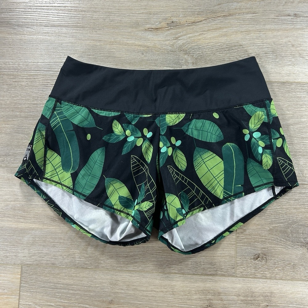 Oiselle Size 4 Roga Women's Active Lined Shorts Zipper Pocket Running Yoga